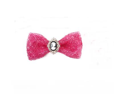 China Link of Dot Luxury Men Red Bling Crystal Party Wedding Bow in high quality for sale