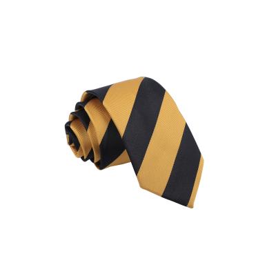 China New Fashion SALE Polyester Jacquard Accessories Men's Ties 7CM Ties For Suit Business Wedding Navy Casual Navy White Black Striped Tie for sale