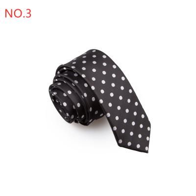 China SALE Classic Jacquard Men Slim Ties For Business Wedding Formal Tie For 5CM White Jacquard Tie Dots Necktie Fashion Suits Neckwear for sale