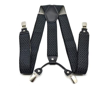 China Fashion Factory Making Men's Dot Adjustable Elastic Suspender for sale