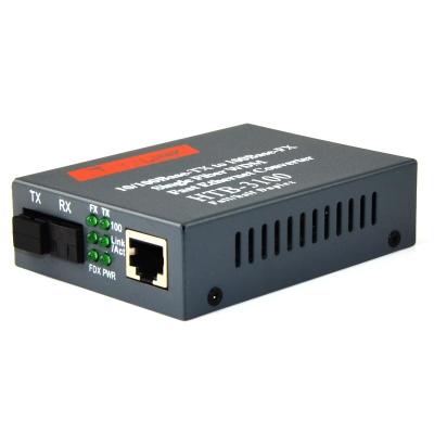 China FTTH Single Mode Single Fiber Ethernet Transceiver htb3100 Netlink 25km Fast Fiber Optic Media Converter Haohanxin FTTH FTTX 10/100m for sale