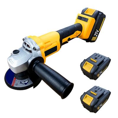 China Heavy Duty Continuous Grinding Best Selling Mini Battery Tool Cordless Brushless Attachment Tools Electric Angle Grinder for sale