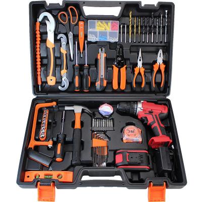 China Portable In Running Drills Hand Drill Tools Battery Suit Case Bit Electric Power Tool for sale