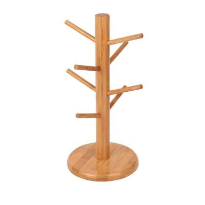 China Wooden Cup Holder Tree Cup Holder Tree Coffee Cup Organizer Wooden Coffee Cup Holder for sale