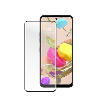 China Anti-fingerprint Full Glue Tempered Glass Screen Protector For LG Stylo 7 Support Fingerprint Open for sale