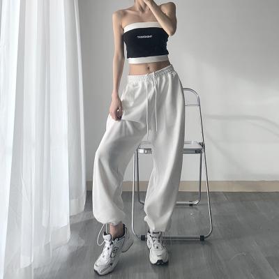 China New Anti-wrinkle daily sports clothing loose casual pants women's sports wide leg gym work fitness pants for sale