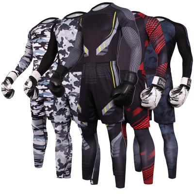 China New quick-drying suit men's breathable fitness clothes quick-drying breathable clothes for running seamless gaiters for sale