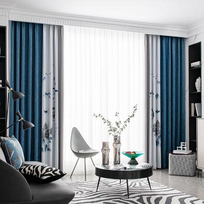 China Blackout OnlySub Amazon Hot Sale Luxury Sheer Linen Curtains For Living Room for sale