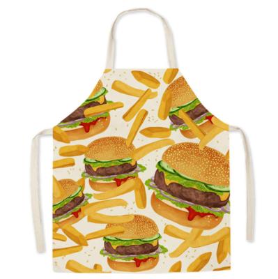 China Polyester Bone Chef Apron Cotton Kids Size Food Kids Apron, Durable and Washable for Kitchen Cooking Baking and Painting for sale