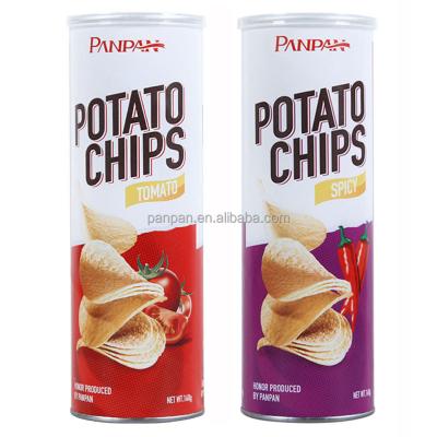 China Panpan Brand Halal Canned Potato Chips Canned Potato Chips  12 months Shelf Life for sale