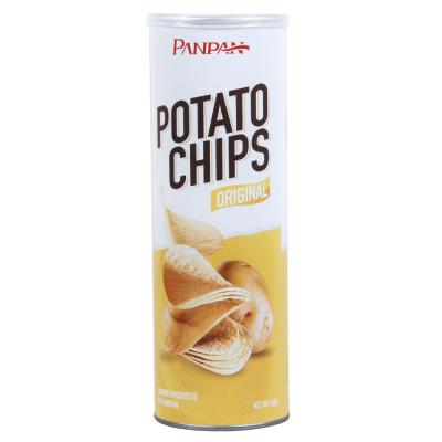 China PanPan Chips Factory Cheese Flavor Canned Potato Chips  12 Months Shelf Life for sale