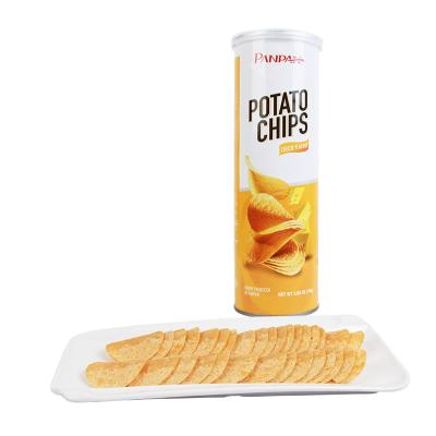 China Private Label Chips Potato Chips Tube  OEM 12 Months Shelf Life 0.11 Weight (kg) for sale