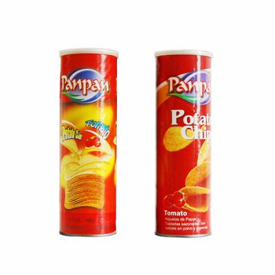 China Brands Crispy Fried Tomato Potato Chips 12 Months Shelf Life Potato Starch A01 PANPAN for sale