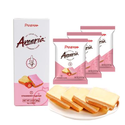 China Food & Beverage Food Snacks  Dry Cake Biscuit Semi-Hard PANPAN Dry Cream Cake for sale