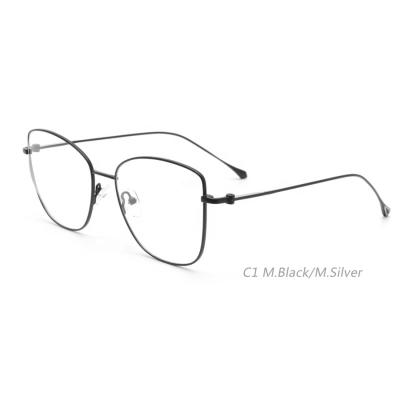 China Cat Eye 4166 Vintage Metal Optical Frames Wholesale 2021 New Eyeglass for sale