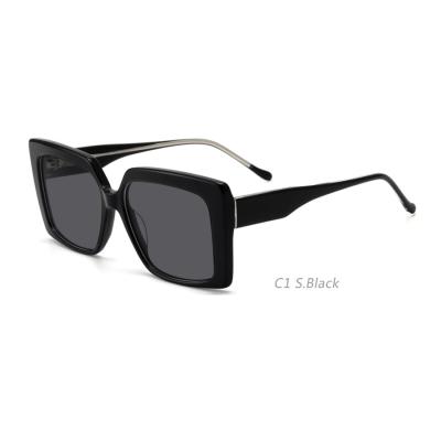 China Wholesale 2022 Fashion Square Sunglasses 1347S Square Acetate Sunglasses Deep Frame Sun Glasses for sale