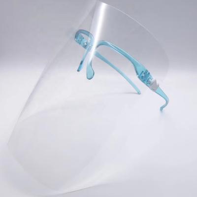 China Fashion Manufacturer Fashion Transparent Clear Plastic PET Anti-fog Splash Protective Eye Mask for sale