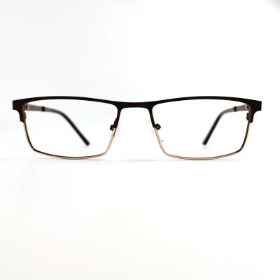 China Fashionable Cheap OEM 3232 Stainless Steel Two Tone Color Metal Optical Frames for sale