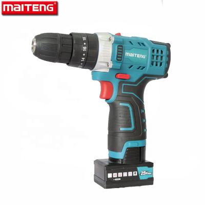 China Maiteng MT3025T MT3025 Two Speed ​​Li-ion Cordless Drill Power Tools for sale