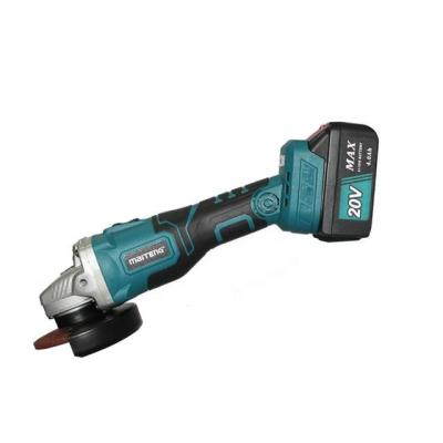 China Large Structural Grinding For Cleaning Or Beveling 20V Lithium Rechargeable Cordless Brushless Angle Grinder for sale