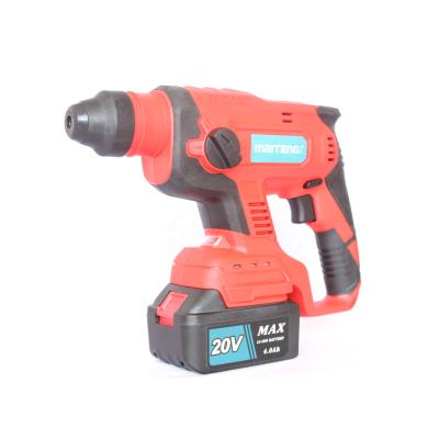 China High Quality Construction Machine Tools 20V Rotary Hammer BL MOTOR Cordless Hammer for sale