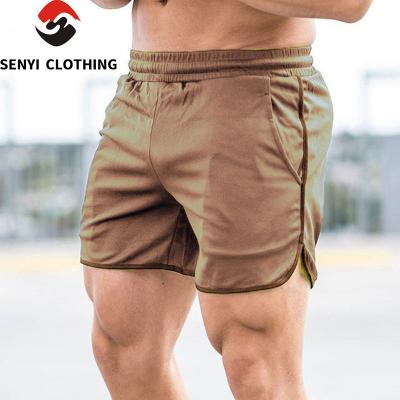 China 2022 High Quality Custom Men's Workout Drawstring Plain Color Plus Size Logo Shorts Sportswear QUICK DRY for sale