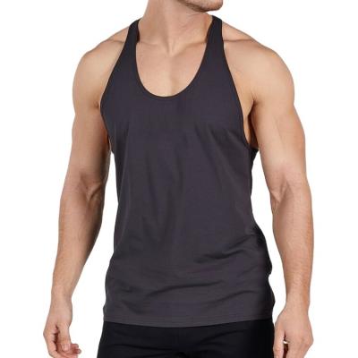 China Custom Made Cotton QUICK DRY Comfy Gym Tank Tops Summer Sports Vest Sleeveless Tank Tops for sale