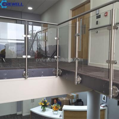 China Cheap Deck Mount Building Field Element Project Indoor And Outdoor Glass Railing Model Balustrade for sale