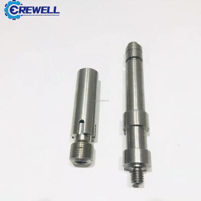 China Machining Automobile Parts Aluminum SS Couples Point Worm Screw Precision Turned Components for sale