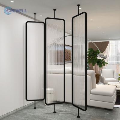 China PVD Plating Decorative Make A Room Antique Copper Satin Mild Steel Hollow Room Divider For Home Improvement for sale