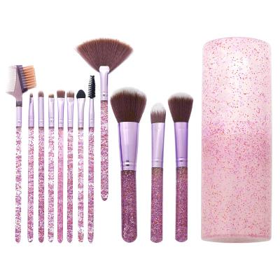 China Angular Blush Pink Makeup Brush Set Makeup Brush Set Makeup Brush Set Box for sale