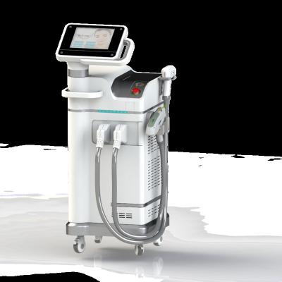 China Newly Upgraded Dye Removal 808Nm Hair Removal Machine + ND Yag Tattoo Hair Removal And Skin Rejuvenation Machine In 2022 for sale