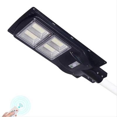 China Solar Led Garden Lamp Street Light 30W 60W IP65 Grape Integrated Dusk To Dawn Parking Lot Yard Garage Solar Garden Street Light for sale