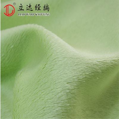 China Super Soft Plush Velvet Fabric Super Soft Knitted 100% Polyester Fabric Quality-Assured Tear-Resistant for sale