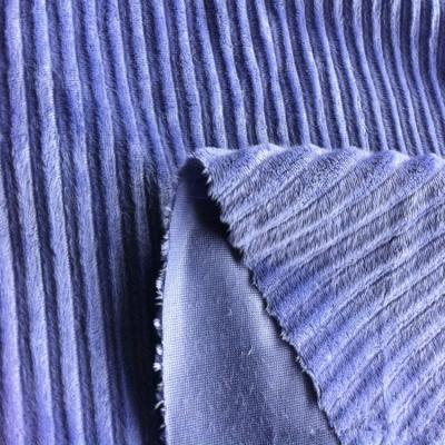 China Poly Cord Fabric / Polyester Tear-Resistant Corduroy / Warp Knitted Fabric for sale