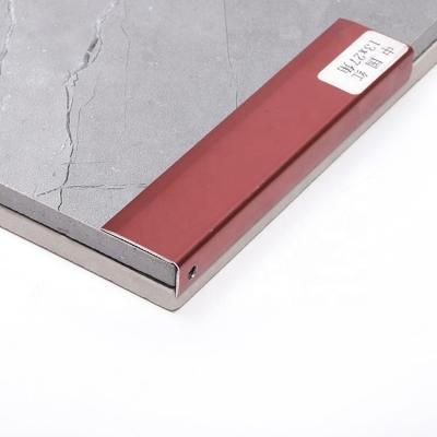 China Modern Misumi Anodized Ceiling Edge Protection Metal Aluminum Tile Corner Edge Profiles Square Ceramic Tile Trim For LED Strip for sale