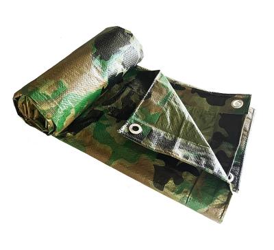 China Water Resistant Camouflage Tarpaulin Buildings Tents Pe Tarp Suppliers Waterproof Barrier Tarp for sale