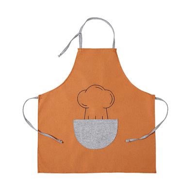 China Japanese Style Kitchen Stain Proof Aprons Waterproof Adjustable Sleeveless Apron for sale