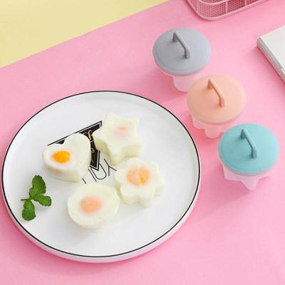 China Modern Simple Creative Household Silicone Family Breakfast Omelet Food Grade Food Grade Boxed 4 Pieces Oil Brush Kitchen Eggs for sale