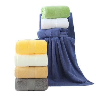 China Hot-selling QUICK DRY adult thickened soft absorbent 100% cotton towel for hotel beauty salon for sale