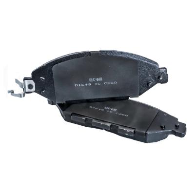 China High temperature resistance D1649 Odon branded brake pad manufacturer factory car ceramic disc brake pad for nissan for sale