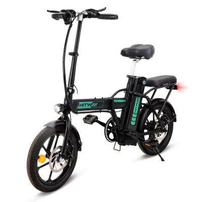 China Cheap Electric Bikes EU Warehouse Stock 36V 250W Lithium Battery Aluminum Alloy 16inch Folding Electric Bike China Electric Bicycle for sale