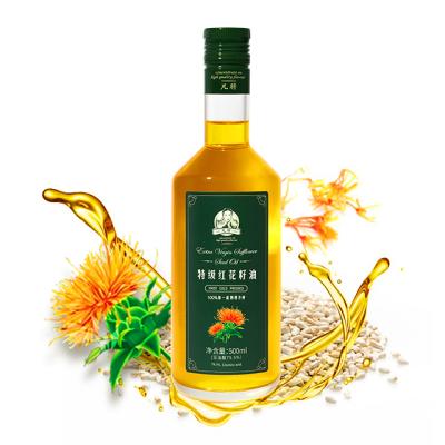 China Cooking Factory Supply Premium Quality 100% Natural Cold Pressed Safflower Seed Oil For Cooking Canola Oil Oil Cooking for sale