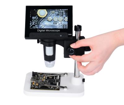 China Factory Supplier DM4 720P 8 LED Screen LCD Rohs 4.3 Inch USB Digital Portable Microscope DM4 for sale