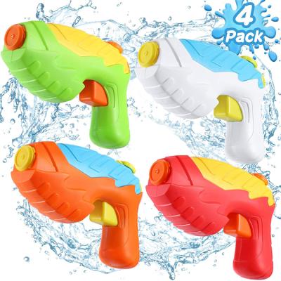 China Other Wholesale Custom 4 Pack Colorful Summer Water Gun Super Outdoor Water Gun Games For Kids for sale