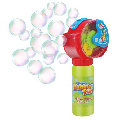 China Indoor and Outdoor Bubble Toy Wind Up Children's Bubble Toy Shooter Friction Bubble Generator Water Bubble Fan Toys For Kids for sale