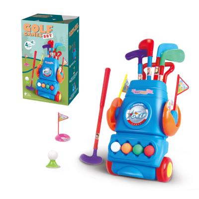 China For Kids Children Play Golf Toys Indoor and Outdoor Sports Toy Set Toddler Golf Toy for Kids Indoor Sports Game for Kids Children for sale