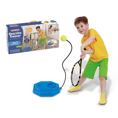 China For Children 3 in 1 Toy Sports Tennis Badminton Educational Toys 2021 Outdoor Sports Game Plastic Indoor Exercise Trainer for sale