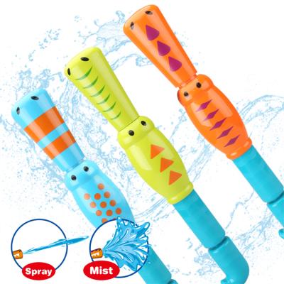 China With other patent registered in EU and NC hippo shaped design 2 IN 1 water cannon Toy Water Gun for kids WITH long range pump action for sale