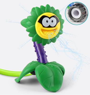 China Summer Toy Backyard Sprinkler Toy for Summer Sunflower Outdoor Water Spray Sprinkler for Kids and Toddlers Playing Gift for sale